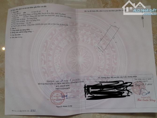 228m Full Đất Ở Khu Khoáng Nóng Phố Rạnh - Đông Bắc Cách Quốc Lộ 12B 30m. View Cánh Đồng