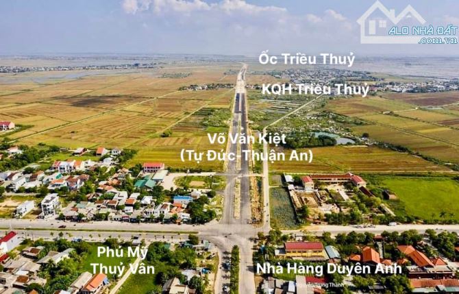 Bán đất 213m2, 2 mặt tiền KQH Triều Thủy, Xã Phú An, huyện Phú Vang, chỉ 14,3 triệu/m2 - 6
