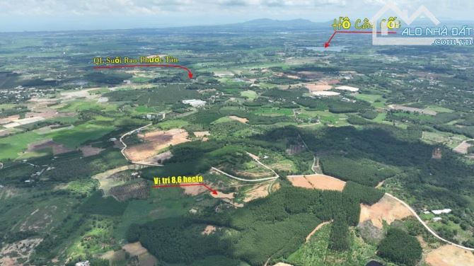 Bán 8.6ha thổ cư có 900m mặt tiền đường nhựa, giá chỉ 400tr/ 1000m2 - 3