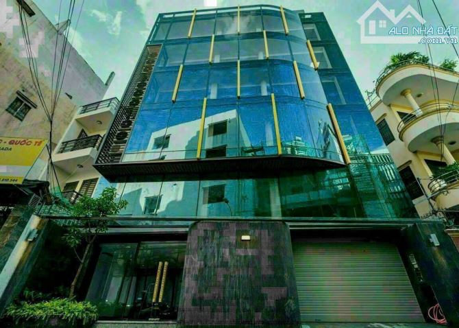 Bán GẤP tòa nhà 7 lầu ốp kính MT đường Yersin - HĐT 130tr/th 4x18m vuông vức