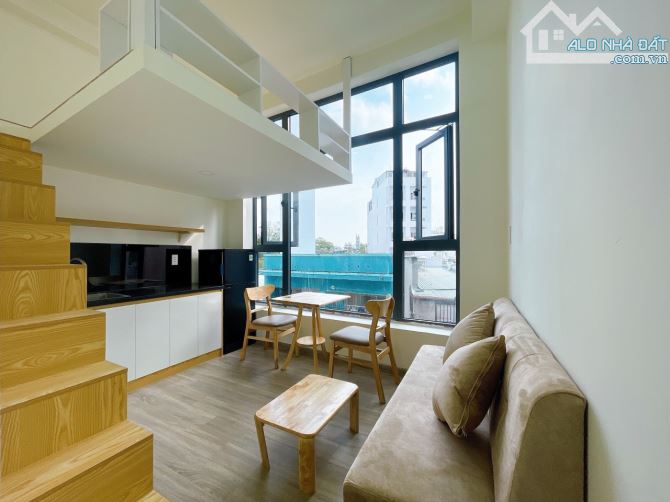 Cho thuê căn hộ Duplex giá sinh viên đủ nội thất gần trường NTT, đh Luật Quận 4 - 10
