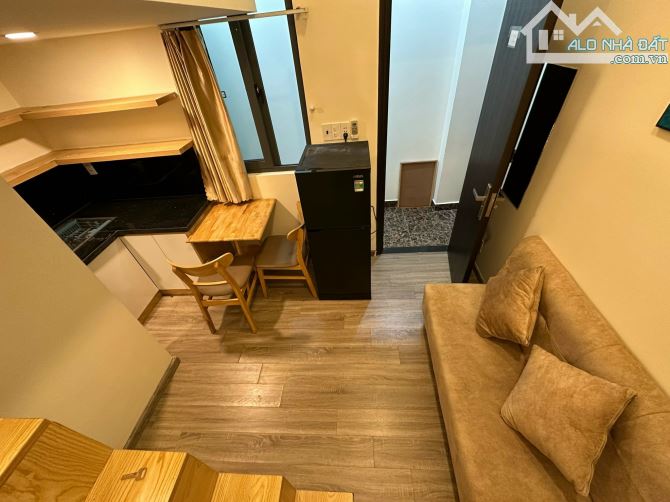 Cho thuê căn hộ Duplex giá sinh viên đủ nội thất gần trường NTT, đh Luật Quận 4 - 2