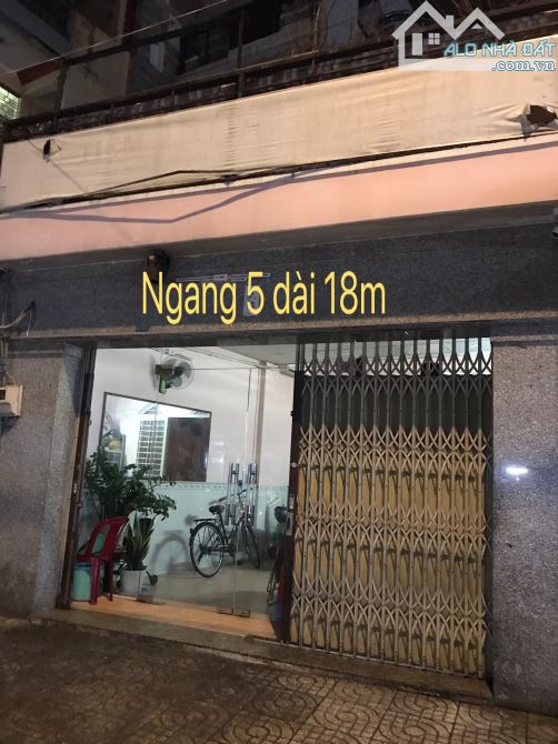 BÁN NHÀ MẶT TIỀN CHỢ, 5x18M, ĐƯỜNG ĐÃ MỞ RỘNG THÔNG TÊN LỬA - 1