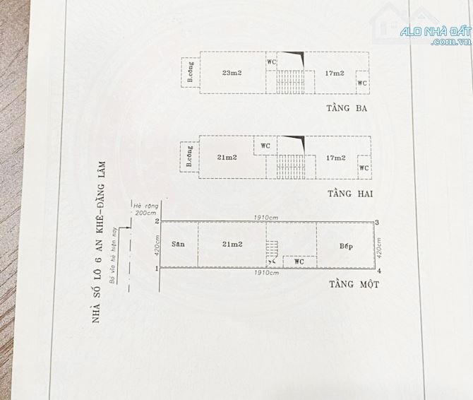 Cần Bán or Cho Thuê nhà Văn Cao, Hải An, Hải Phòng. DT 80m2 x 3.5T - 1