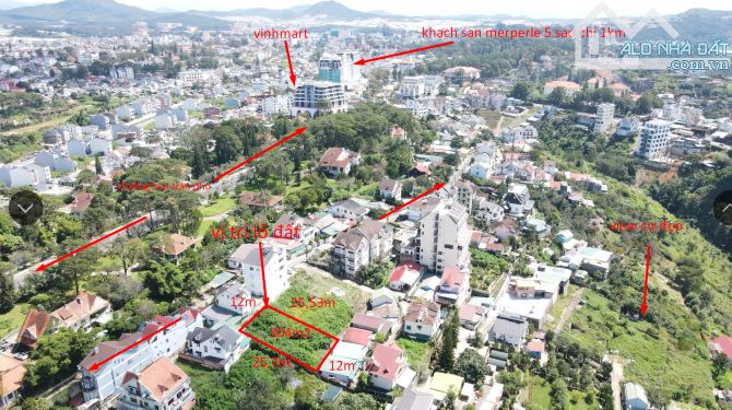 bán lô đất siêu view gần ngắm rừng thông ngay trung tâm đà lạt phường 10 đường lê văn tám