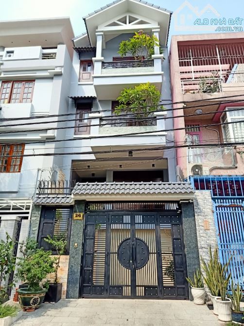 Nhà bán Hẻm xe hơi Phan Văn Trị Gò Vấp  4,5x13m 4 tầng 57m2 giá 7,8 tỷ có TL