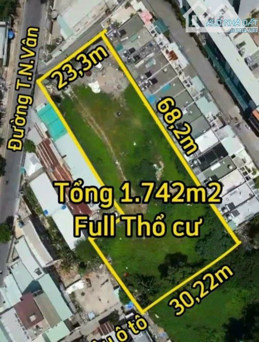 BÁN NHÀ ĐẤT THỔ CƯ ĐƯỜNG TÔ NGỌC VÂN, THẠNH XUÂN, QUẬN 12. DT: 1.738M2, GIÁ 190 TỶ - 3