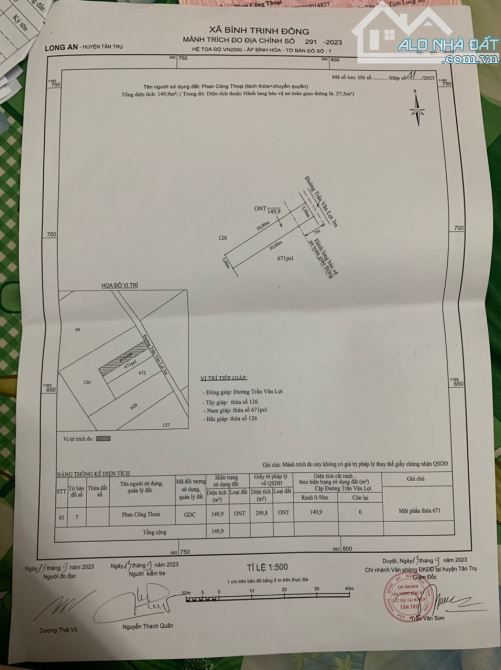 Cần bán lô đất 5x30 499tr đường đan ô tô Bình Trinh Đông Tân Trụ SHR NHẬN KÝ GỬI - 4