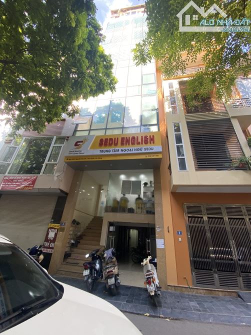 Cho thuê nhà đường Nguyễn Khuyến, KĐT Văn Quán, Dt 80m2, 7 tầng, Thông sàn, thang máy