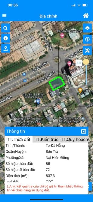 🍀Bán đất 2 mặt tiền đường CHU HUY MÂN vs NGÔ THÌ HIỆU - Dt lớn 840m2 - Giá 50tr/m2 tl