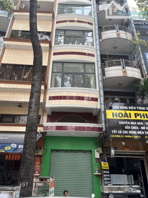 Giá chỉ 12,7tỷ ! Mặt tiền đường 3 tháng 2 thương hiệu, 6 tầng, thang máy 84,6m2 sử dụng.