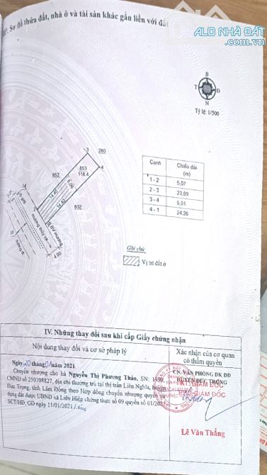 Cần Bán Đất ở Tại Xã Liên Hiệp Huyện Đức Trọng Tỉnh Lâm Đồng - 1