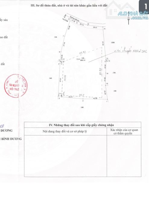 Bán Đất 9891m2 (Có 5000m2 SKC_gỗ và cơ khí) xã An Điền, Bến Cát, Bình Dương