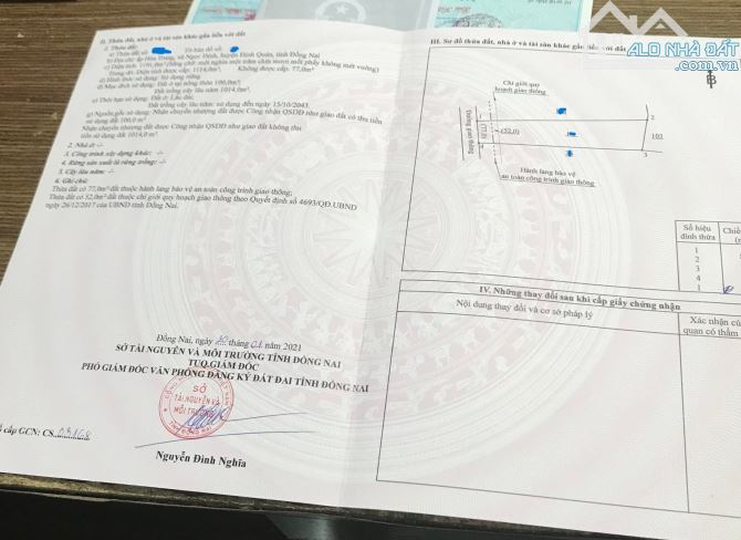 BÁN ĐẤT ĐƯỜNG TỈNH LỘ 761 MẶT TIỀN NHỰA 1191M2(13MX80M) CÓ SẴN 100M2 THỔ CƯ CHỈ 3TY6