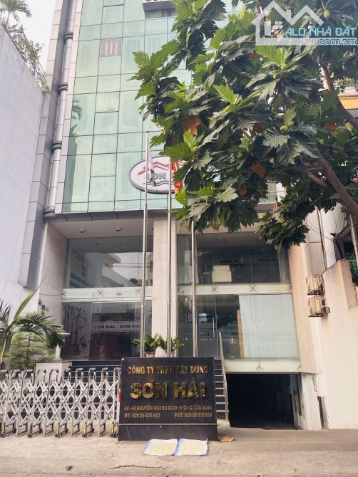 Bán tòa văn phòng mặt tiền, Quận Tân Bình, 11x25m, hầm 7 tầng đất Cn 260m2