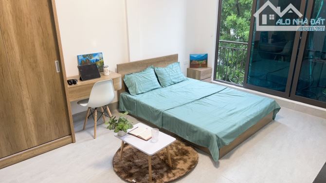 Cho Thuê CCMN Mặt Phố Trung Kính Cầu Giấy 30m2 Studio Full Nội Thất Thang Máy, Ban Công - 13