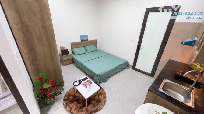 Cho Thuê CCMN Mặt Phố Trung Kính Cầu Giấy 30m2 Studio Full Nội Thất Thang Máy, Ban Công - 23