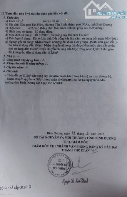 4Tỷ5 TL🔥Bán đất 402,6m2 cách đường Liên Huyện 100m p.Tân Bình Tp.Dĩ An - 5