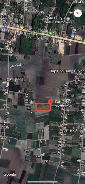 Cần bán lô đất hơn 1ha huyện tân châu Tây Ninh giá 4 tỷ ( 400m2 thổ cư)