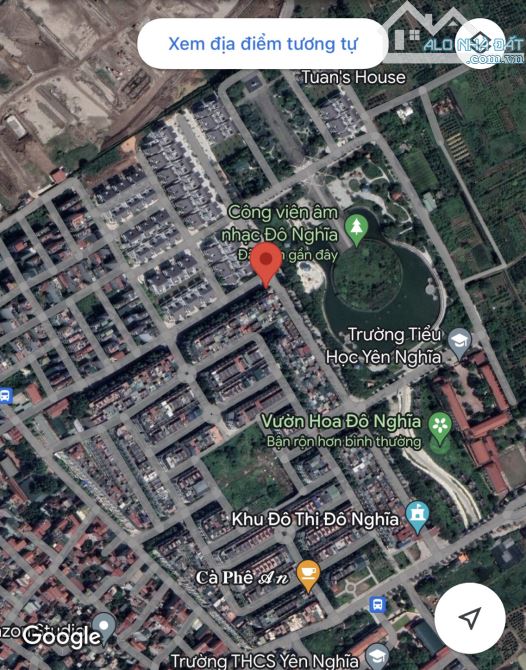 BÁN NHÀ LK KHU ĐÔ THỊ ĐÔ NGHĨA_LÔ GÓC 3 THOÁNG_SÁT CÔNG VIÊN ÂM NHẠC_DT:102M_GIÁ: 21.9 TỶ