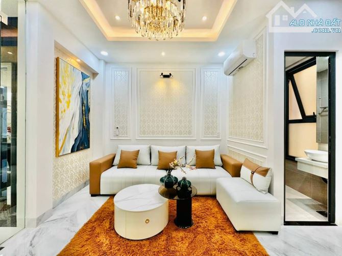 BÁN NHÀ GÒ VẤP -DT 4X17 -HẺM OTÔ VÀO NHÀ-THANG MÁY-THIẾT KẾ SANG XỊN- GIÁ NHỈNH 5 TỶ TỶ - 4