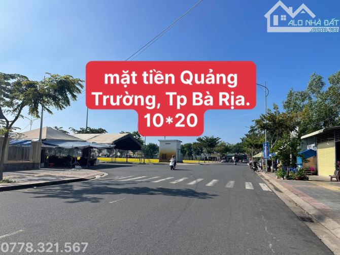 10x24m ngay Quảng Trường Tp Bà Rịa