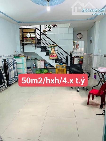 Bán nhà 2 tầng 50m2 hẻm ô tô dương bá trạc quận 8 chỉ 4.x tỷ