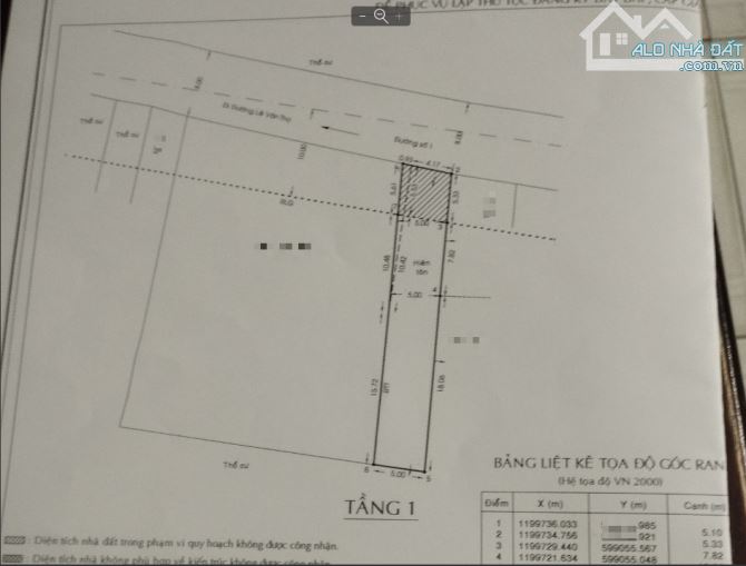 Mặt tiền đường số 1 P.11 vị trí kinh doanh DT 5 x 33m CN 130m2 Giá chỉ 12,5 tỷ