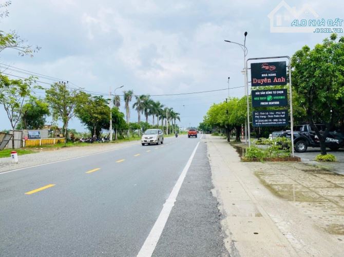🚩ĐẤT ti  PHƯỚC LINH - PHÚ MỸ, HUẾ. Cách nhà hàng Duyên Anh chỉ 1km, sát tỉnh lộ 10 DT: 12 - 3