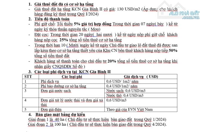 💥 BÁN 250HA ĐẤT KCN GIA BÌNH II, BẮC NINH, MT 5000M, SIÊU RẺ CHỈ 325 TỶ (130$/M2)💥 - 4