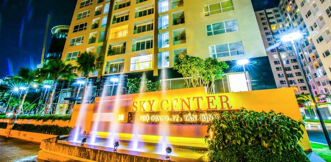 Giỏ Hàng Cho Thuê C/c Sky Center Loại Officetel + 2PN + 3PN Gần Sân Bay Quận Tân Bình - 7