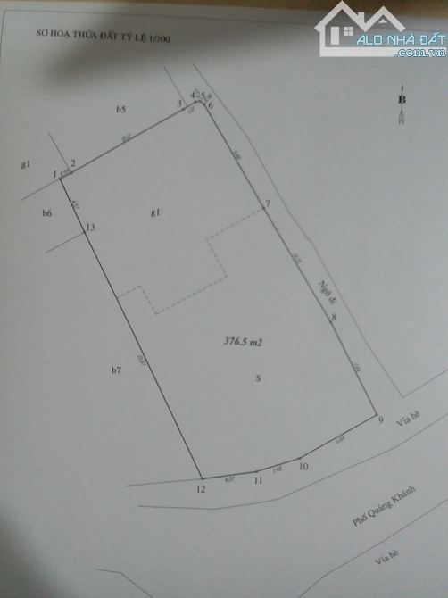 Bán mảnh đất vị trí vàng mặt phố Quảng Khánh - Tây Hồ, 376 m2, mt 45m, giá 289 tỷ - 2