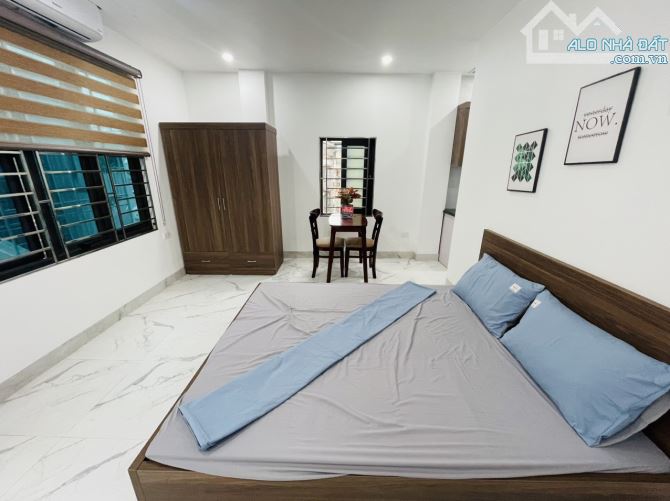 Cho Thuê CCMN 63 Trần Quốc Vượng  Cầu Giấy 30m2 Studio Full Nội Thất , Thang Máy Ban Công - 4