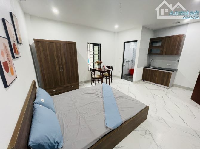 Cho Thuê CCMN 63 Trần Quốc Vượng  Cầu Giấy 30m2 Studio Full Nội Thất , Thang Máy Ban Công - 7