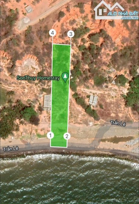 Cần bán lô đất mặt tiền đường Trần Lê, xã Tiến Thành, Phan Thiết Bình Thuận - 2