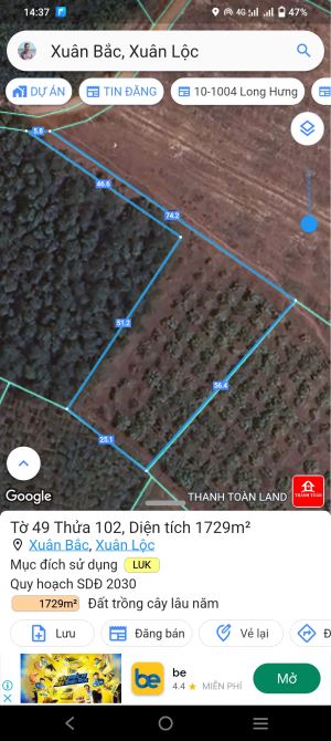 Bán 9400m đất trồng xoài, Xuân Bắc, Xuân Lộc, Đồng Nai - 1