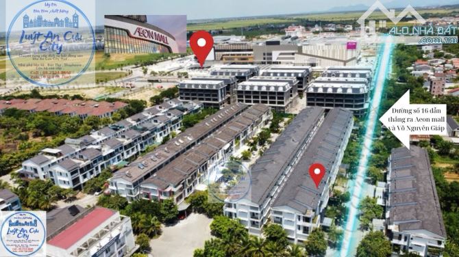 💥Nhà thô Đường Số 12-14-16 An Cựu City đâm thẳng ra Võ Nguyên Giáp ,cách Aeon Mall 150m?