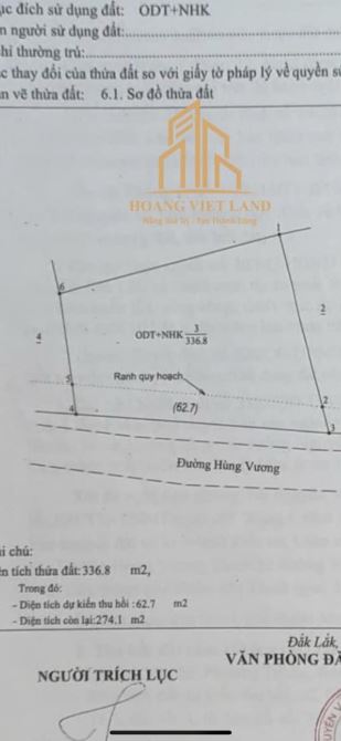 24M ĐẤT MẶT TIỀN HÙNG VƯƠNG GIÁ 12 TỶ - ĐOẠN ĐƯỜNG ĐANG LÀM SẮP HOÀN THIỆN