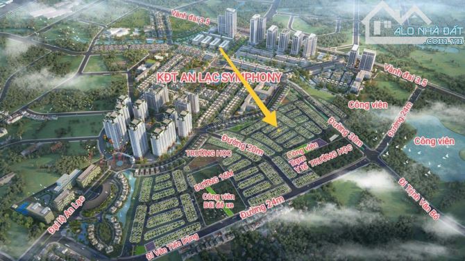 Siêu phẩm đường 20.5m to đẹp nhất Vân Canh, vỉa hè rộng 5m; đón lượng cư dân 10 tòa CC