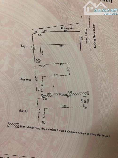 Bán gấp: nhà 4 tầng MT Phan Thanh, (trung tâm TP)