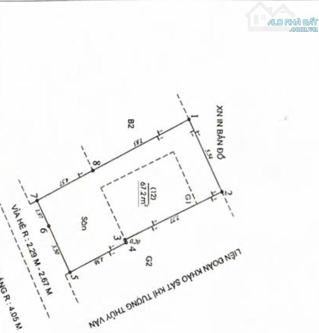 Bán nhà mặt phố Pháo Đài Láng- Đống Đa, Hà Nội 72m2,4T góc - 1