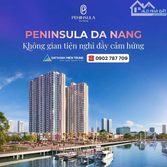 Sức hút vô hạn căn 2PN view sông Hàn Peninsula Đà Nẵng - đầu tư mã căn đẹp - lợi nhuận cao - 1