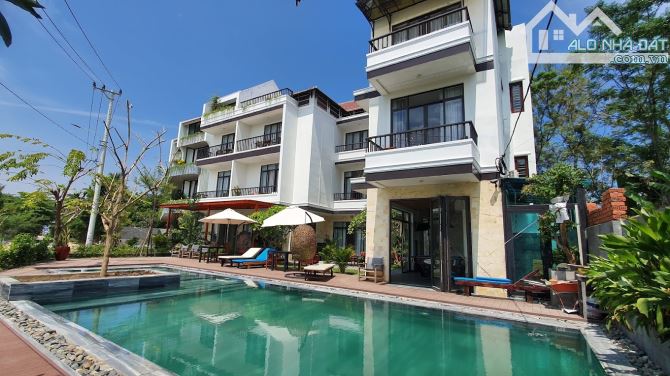 VILLA SIÊU VIP 4 TẦNG HỘI AN, TIÊU CHUẨN 4 SAO, VỚI MẶT TIỀN SÔNG HOÀI, NGANG 60M - 20