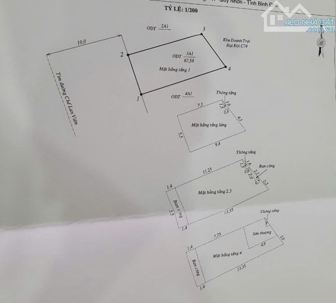 CẦN BÁN NHÀ MẶT TIỀN CHẾ LAN VIÊN - NHÀ KẾT CẤU 5 MÊ ĐÚC - CÓ THANG MÁY ! - 2