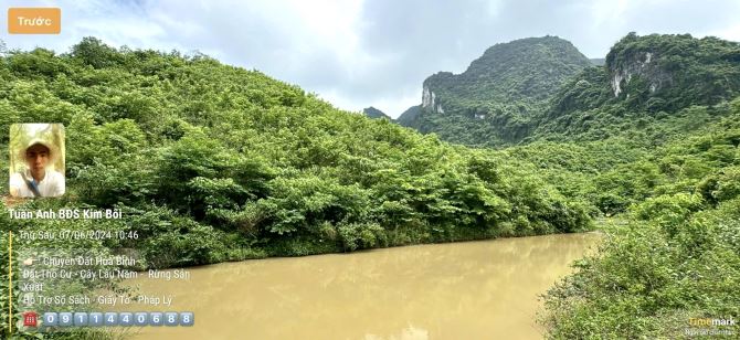 3.4 ha Rừng Sản Xuất Đẹp Bám Đường Nhựa 38m - Trong Đất Có Ao - Giá: 1.7 Tỷ - 3