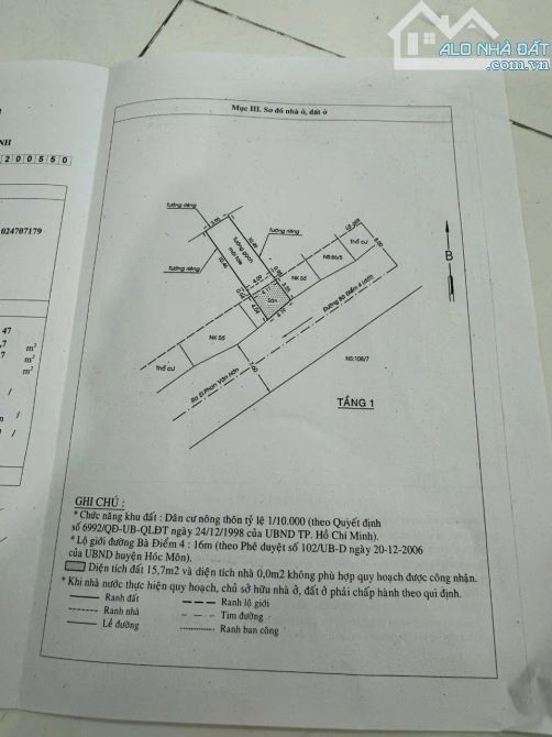 CHỈ VỚI 1,5TY-61M2 SỠ HỮU CĂN NHÀ THIẾT KẾ SANG TRỌNG NGAY BÀ ĐIỂM HÓC MÔN - 3