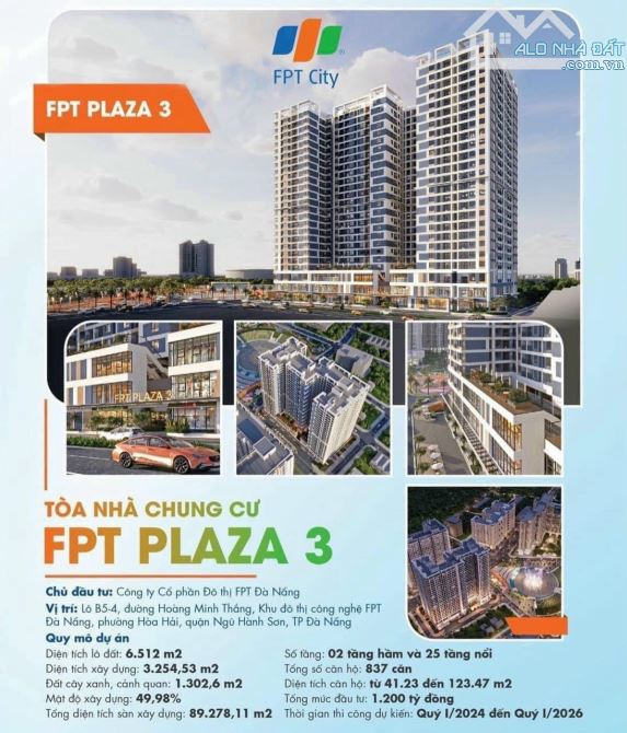 Căn hộ FPT Plaza 3 ngoại giao đẹp GĐ 1 giá gốc CĐT, CK cao, NH hỗ trợ 70%, sở hữu lâu dài - 5