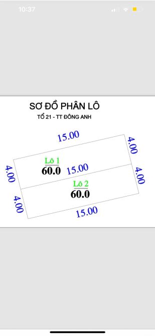 BÁN LẺ LÔ HOẶC CẢ LÔ 120M2 THỊ TRẤN ĐÔNG ANH - Ở SƯỚNG - TIỆN ÍCH NGẬP TRÀN - GIÁ 8X Tr/M2 - 1