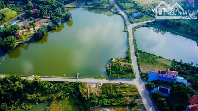 Mặt đường liên xã, kinh doanh, view Hồ Phú Mãn 102m2, sổ riêng, MT 6m, SIÊU HẤP DẪN - 2