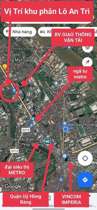 chính chủ bán 60m2 ngang4m đường 12m.khu phân lô An Trì.cách ngã tư Metro 500m chỉ 1,95tỉ - 3